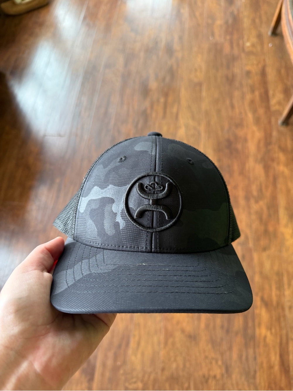 Hooey Youth Black Camo Trucker Hat Snapback Western Rodeo
